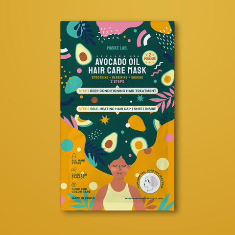 MASKE LAB - HAIR MASK PACK - AVOCADO OIL