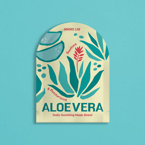 MASKE LAB FACIAL MASK PACK - Single Sheet - ALOE VEGA