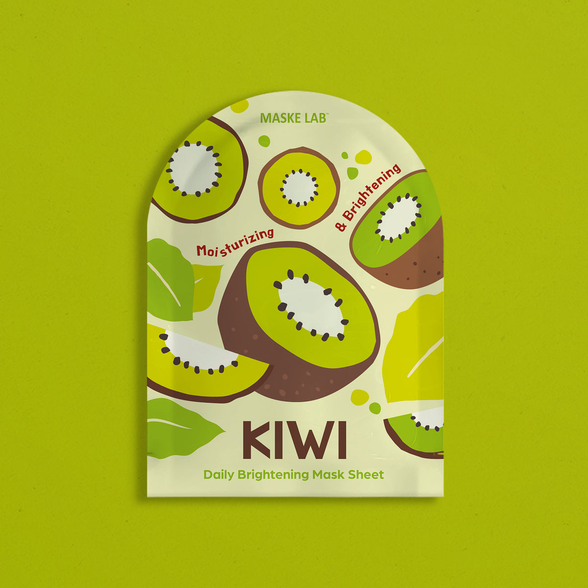 MASKE LAB FACIAL MASK PACK - Single Sheet - KIWI