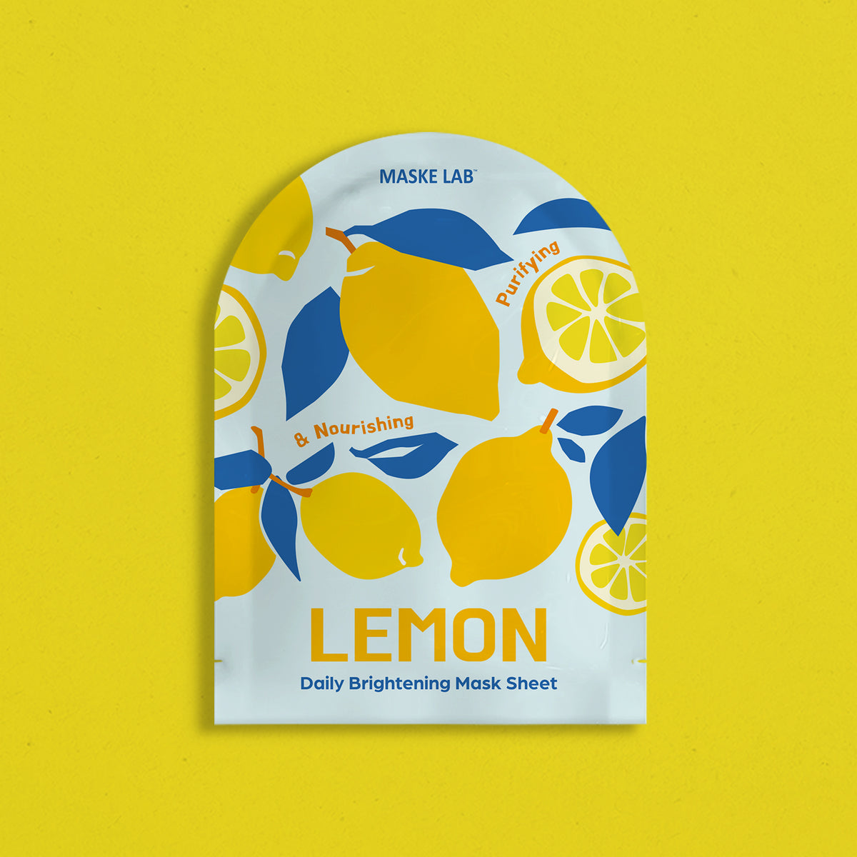 MASKE LAB FACIAL MASK PACK - Single Sheet - LEMON
