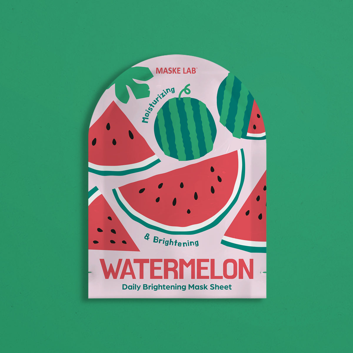 MASKE LAB FACIAL MASK PACK - Single Sheet - WATERMELON