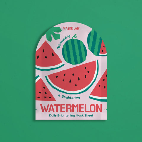 MASKE LAB FACIAL MASK PACK - Single Sheet - WATERMELON