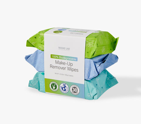 MASKE LAB - MAKEUP REMOVER WIPES (3 in 1) BUNDLE SET - GHC