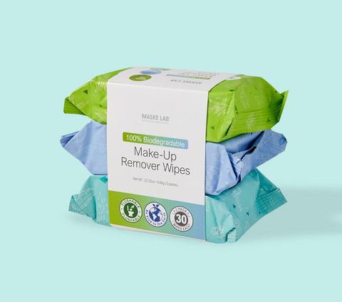 MASKE LAB - MAKEUP REMOVER WIPES (3 in 1) BUNDLE SET - GHC